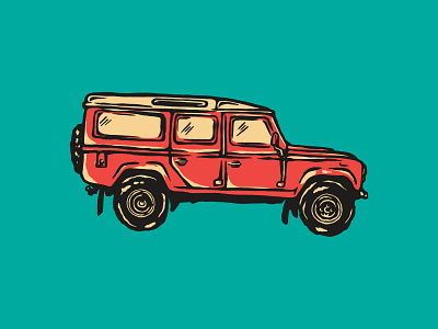 LAND ROVER / OVARLAND SRI LANKA branding design illustration journeys land rover lifestyle outdoors surf truck vintage