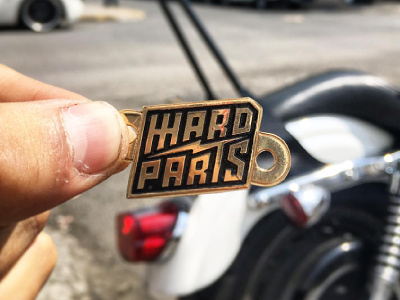 HHARD PARTS BADGE branding choppers design graphic design illustration lettering logo motorcycle motorcycle parts