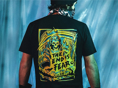 THE END IS FEAR / EL SOLITARIO apparel brand clothing brand custom custom bikes design el solitario españa graphic design graphic tee illustration lettering motorcycle motorcycles t shirt tee