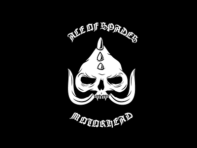 Ace of Spades 365 rounds heart heavy metal illustration lettering motorhead rock skull type