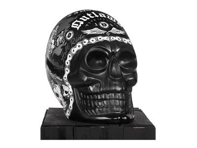 Skull Parade 2015 acrylic calavera craneo día de muertos expo handpainting harley davidson motorcycle motorycle culture outlaws painting skull