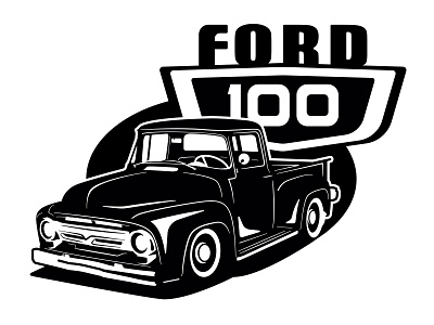 F100 american classics classic cnc cut f100 ford illustration trucks