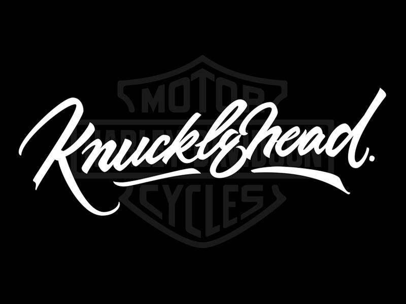 Knucklehead Engine, HarleyDavidson by WEIRDFACE BRAND on Dribbble