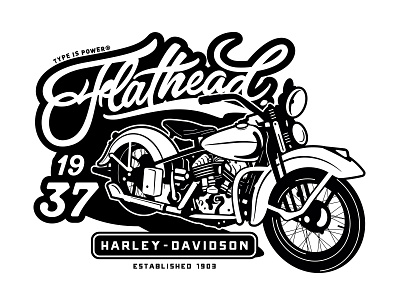 Harley-Davidson, Flathead 1937.