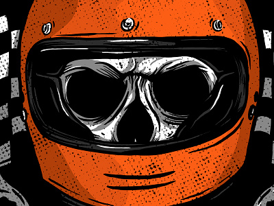 VM free spirit helmet illustration motorcycle motorcycle cult race simpson skull wrench