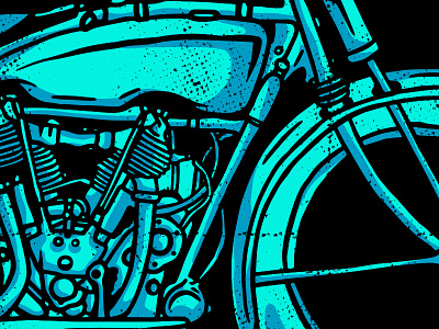 Soul La Roma artwork bar bikes coffee excelsior illustration mexico motorcycle motos restaurant vintage