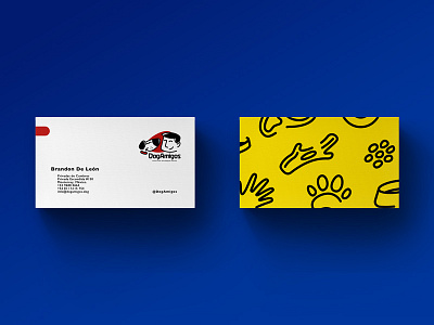DogAmigos | Business card branding business card concept dog logo logotype mexico pet pets