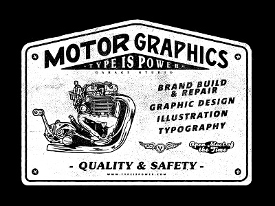 Sign TYPE IS POWER® advertisign brand branding cartel cintage concept retro signs type type is power workshop