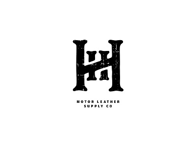 HH brand branding business company identity leather mexico monogram texture vintage