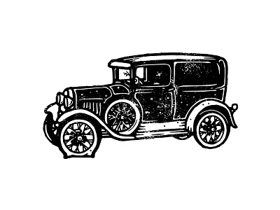 Ford 1928 bullets car classic ford gangsters ilegal illustration mafia prohibition