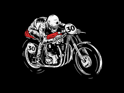 Motovember 27 art digitalart doodle draw illustration motobike motorcycle motorcycle art motos motovember photoshop typeispower