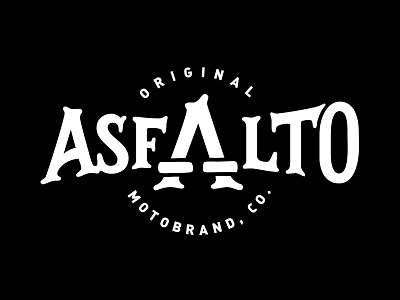 Asfalto, Original Motobrand, Co. branding clothes clothing brand identity illustration lettering lifestyle logo motorcycle motorcycle culture t shirt design type is power
