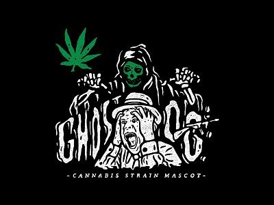 Ghost OG / 01 cannabis design gangster ghost illustration marihuana sticker