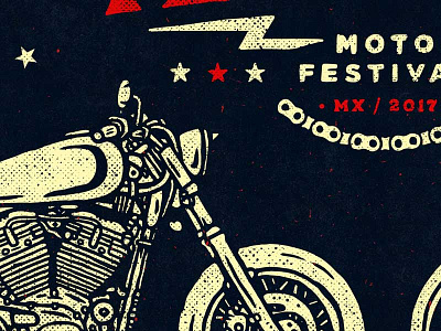 A Manopla - Moto Festival cafe racer cartel choppers festival harley davidson illustration moto moto festival motorcycles poster scrambler
