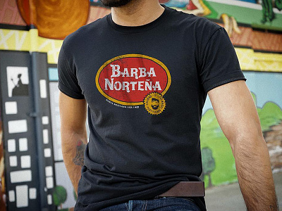 Barba Norteña / Carta Blanca apparel barba norteña california design fashion logo mexico norteño sacramento tshirt