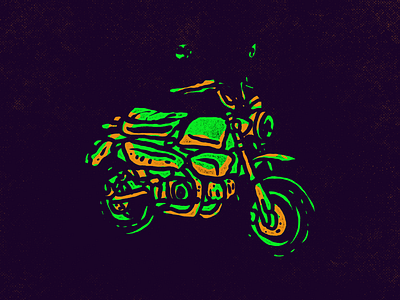 Mini Bike / Halloween halloween honda illustration mini mini bike moto motorcycle motos type is power
