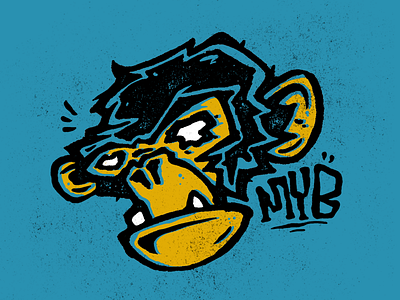 Mono / Monos y Bananas Monorcycle blog. banana blog chimp design doodle illustration mexico monkey motorcycles sharpie