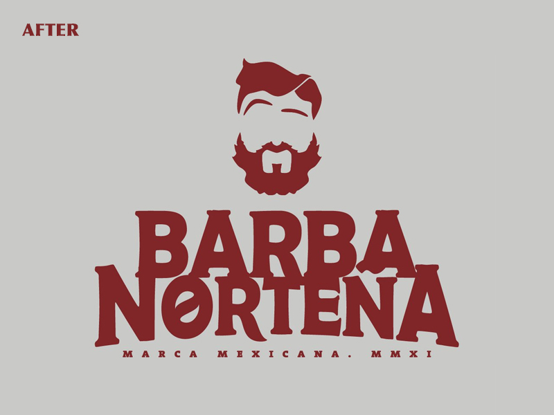 Barba Norte a Logotype by WEIRDFACE BRAND on Dribbble