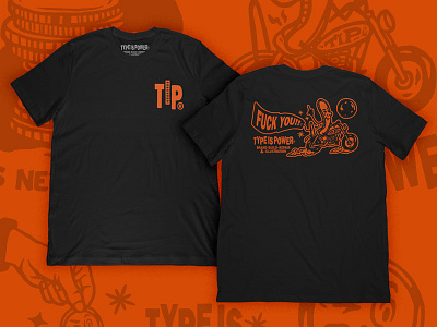 TIP® Tees apparel branding clothing design graphic tees illustration motorcycle studio t shirt tip