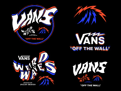 WEIRD WAVES | VANS | BADGES badges design illustration surf surf art vans video waves weird waves youtube