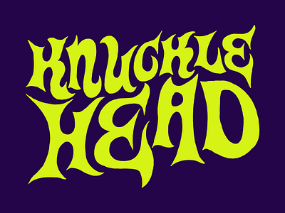 KNUCKLEHEAD LETTERING