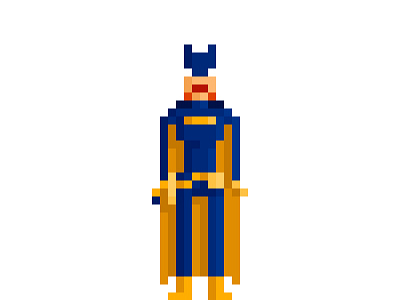 Batgirl batman pixel pixel art