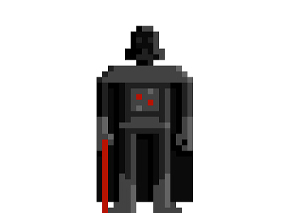 Darth Vader 8 bit 8bit comics design digital drawing pixel pixel art pixel heroes pixelart pixels star wars