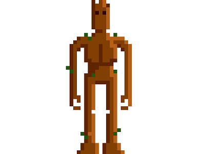 Groot 8 bit 8bit argentina comics illustration pixel pixel art pixel heroes pixelart pixels