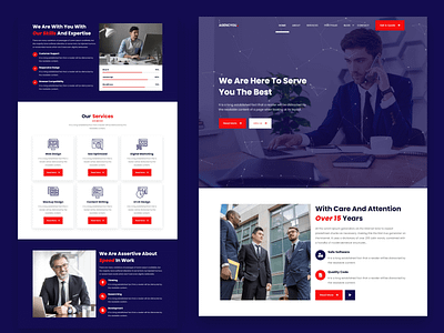 AgencYou - One Page Agency Template agency bootstrap business corporate digital agency digital marketing html multipage multipurpose one page particles unique