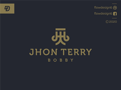 Jhon Terry Bobby Logo branding design flowdesign6 icon illustration illustrator lettering logo monogram typography vector