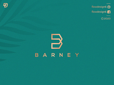 Barney Logo branding design flowdesign6 illustration illustrator lettering logo monogram typography vector