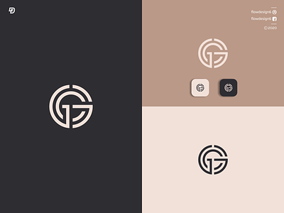 G G Logo Inspiration design flowdesign6 g gg glogo graphic graphic design icon illustration letter lettering logo logotype monogram vector