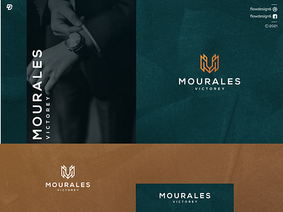 Mourales Victorey Logo Inpiration design flowdesign6 gold illustration illustrator lettering logo luxury m minimalist monogram mv v