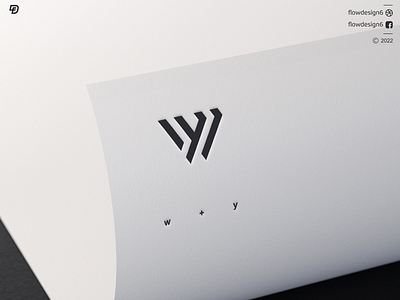 W + Y Logo branding design flowdesign6 illustration illustrator letter lettering logo monogram ui ux vector wy