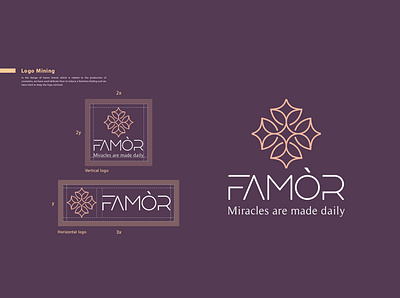 Famor branding design graphic design illustration logo typography