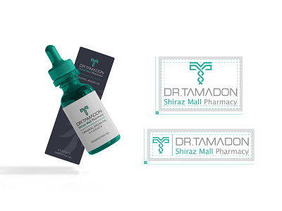 Dr. Tamadon pharmacy branding design graphic design illustration logo