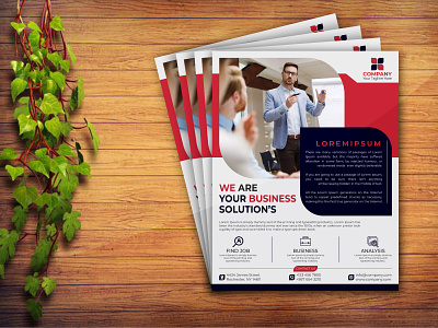 Creative Agency Business Flyer 3d animation branding graphic design motion graphics