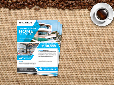 Creative-Real-Estate-Flyer-Design branding design flyer graphic design poster