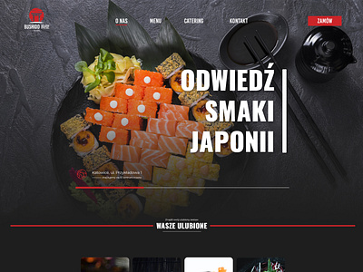 Landing Page - Sushi Bushido // In progress