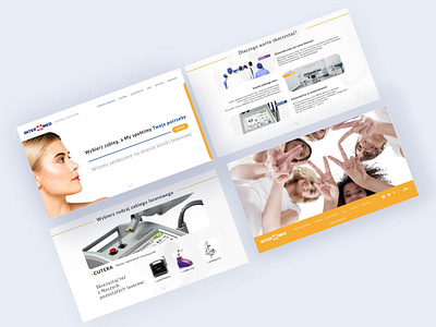 Klinikalaserowa.pl // Desktop&Mobile Website adobe business design minimal project ui ux