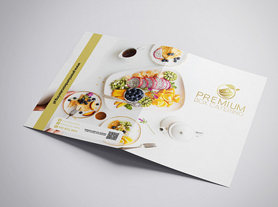 Premium Box Catering // Branding branding business catering catering flyer design minimal print printing project rollup rollup banner