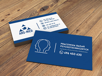 Business Card // ARS-MED adobe business card business cards businesscards design illustrator mock up project vector visualizations