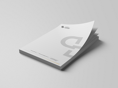 Letterhead // Legal Counsel black branding business design head letter lettering minimal print printing project