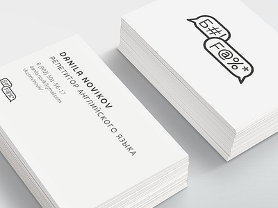 Business card for an interpreter