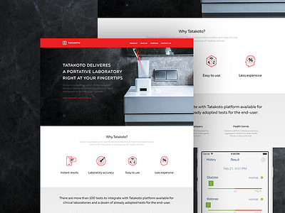 Tatakoto – Web Site Redesign biotech landing medicine photo site storytelling web