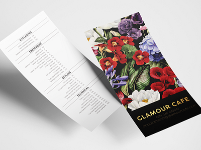 Glamour Cafe | Stationery artwork beauty logo beauty salon brand identity branding colour design digital art graphic design illustrator logo photoshop print stationery