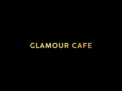 Glamour Cafe | Logo beauty logo beauty salon brand identity branding design graphic design logo logo design modern logo