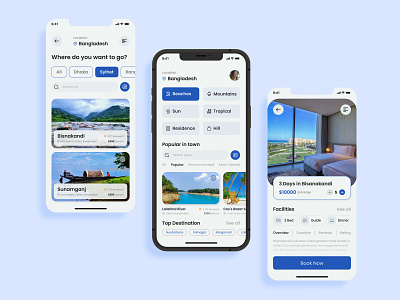 Travel - Mobile App Exploration flight booking travel ios app travel mobile app travel mobile ui