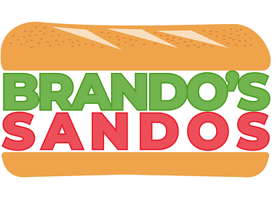 Brando's Sandos branding design logo