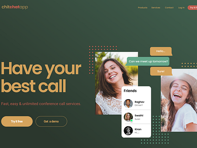Practice Landing page